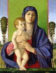 Die Madonna der Bäume (Madonna degli Alberetti), 1487 (nach der Restaurierung 1997)